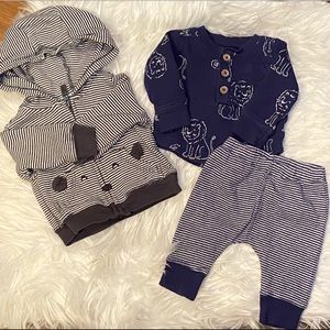 Carter’s shirt, pants and jacket set